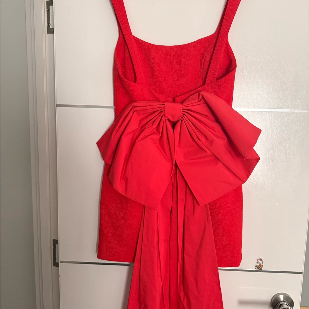 Rebecca Vallance Red Mini Dress